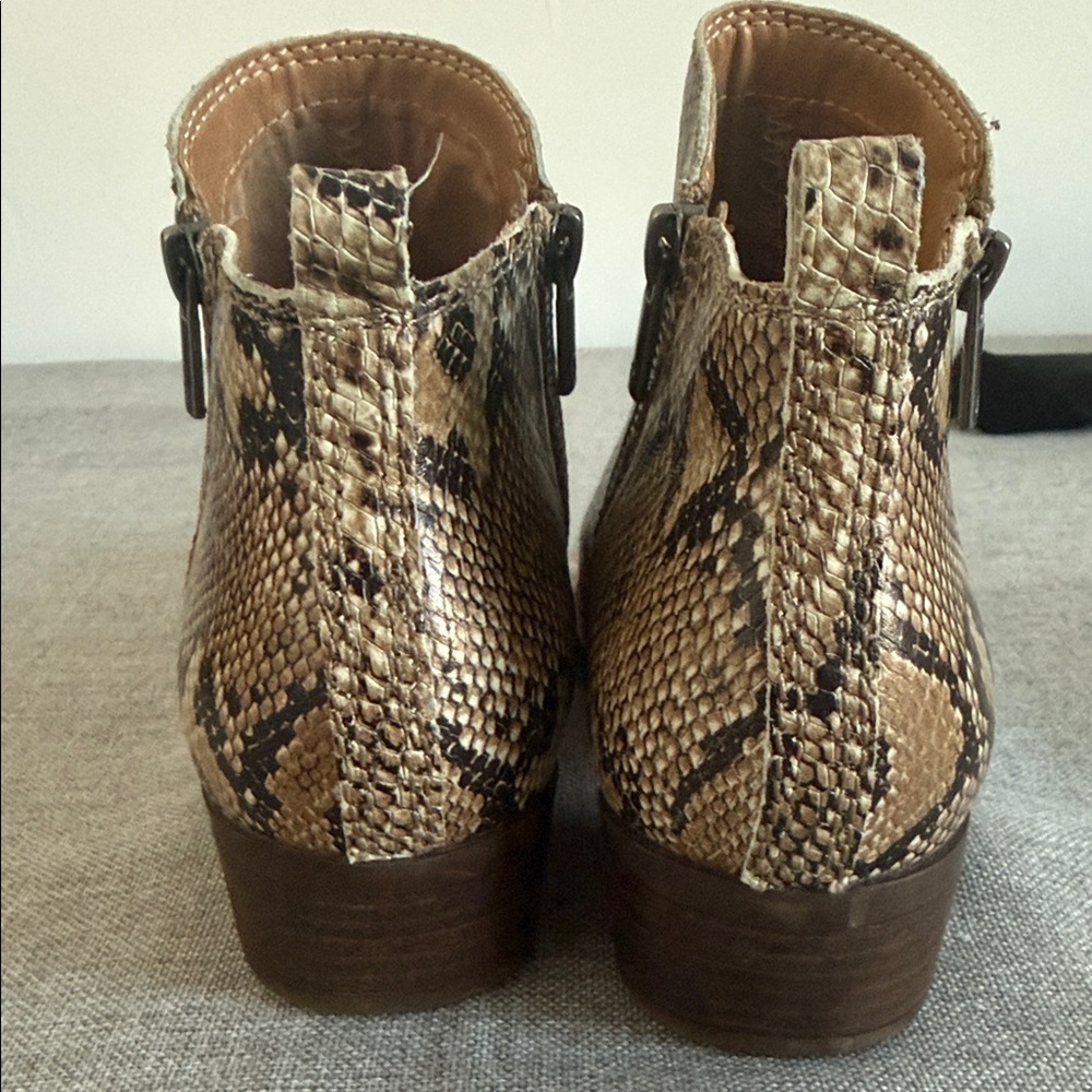 Lucky brand Snakeskin Ankle Boots - Picture 5 of 9